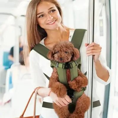 Sac à Dos pour Chien - PetCarrier™ - Vert - Mon chien content