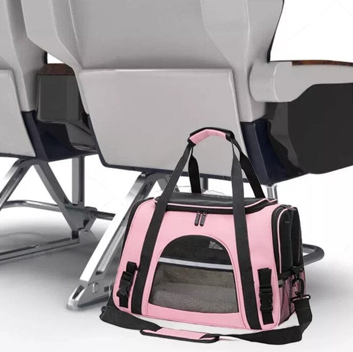 Sac de Transport pour Chien - DogCarrierBag™ - Rose - Mon chien content