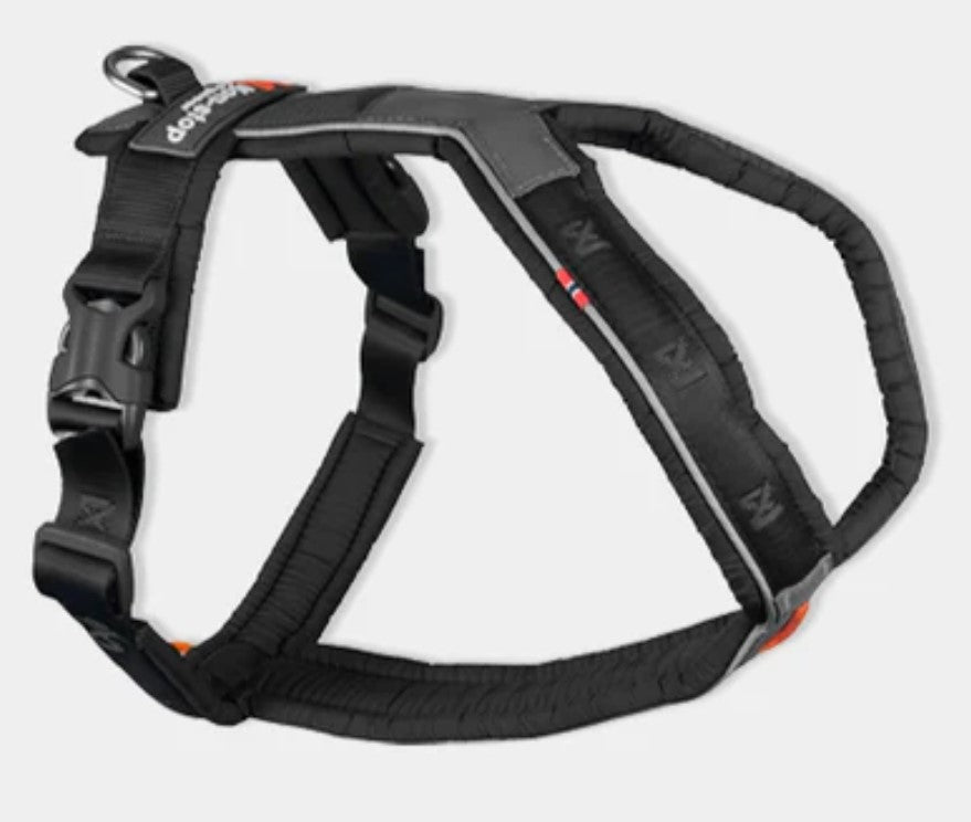 Harnais pour chien Line Harness 5.0 Noir Non - Stop | Canicross - Mon chien content