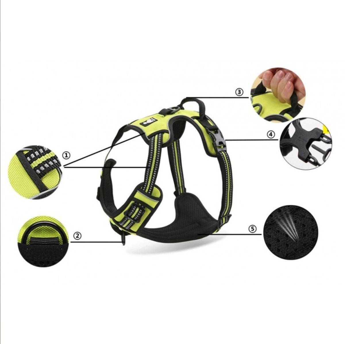 Harnais chien Truelove Country anti - traction | Duraflex - Mon chien content