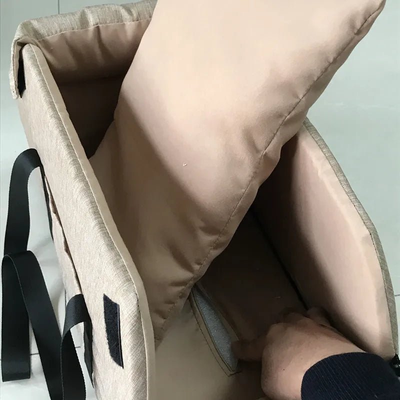 SIEGE AUTO POUR CHIEN - PetTravelSeat™ - Beige - Mon chien content