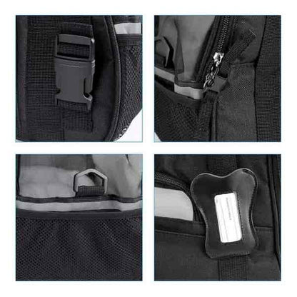 Sac de Transport pour Chien - DogCarrierBag™ - Noir - Mon chien content